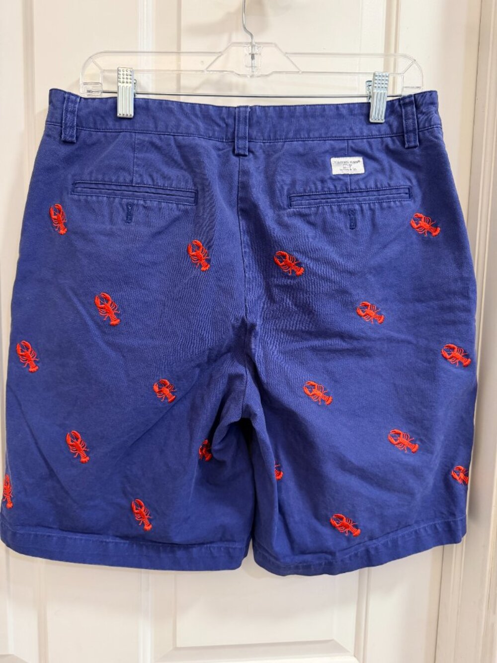 Vineyard Vines Lobster Embroidered Club Shorts 33 - Picture 3 of 11